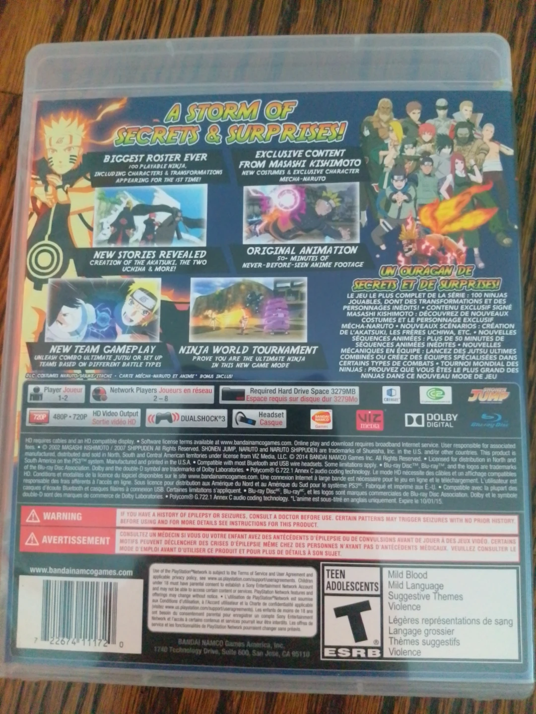 Naruto Shippuden Ultimate Ninja Storm Revolution PS3 Game - photo 2