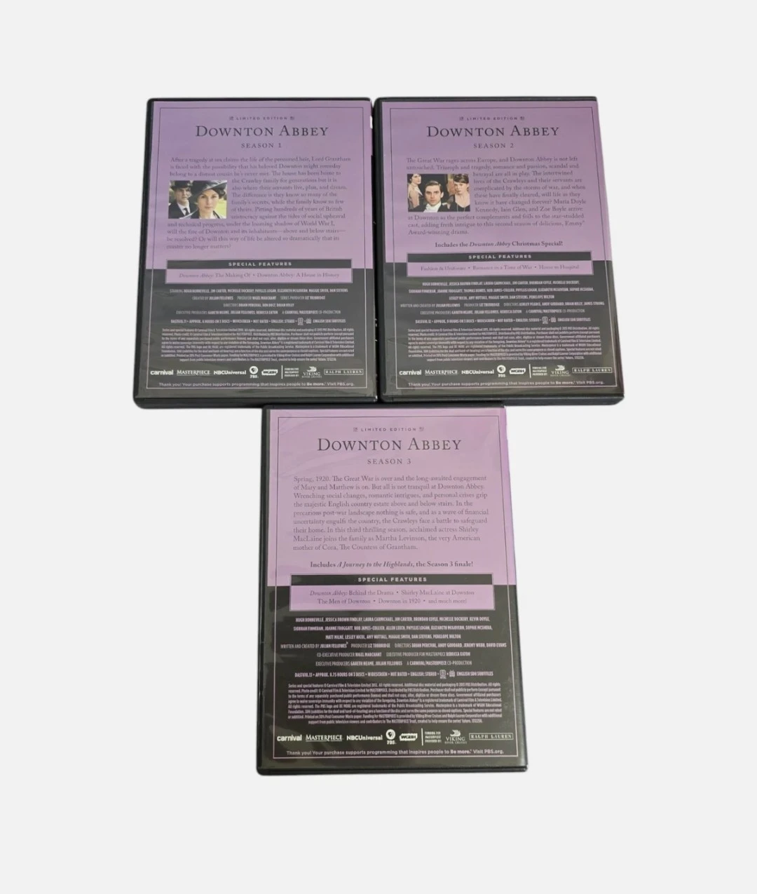 Downton Abbey Seasons 1, 2 & 3 DVD Box Set - photo 4