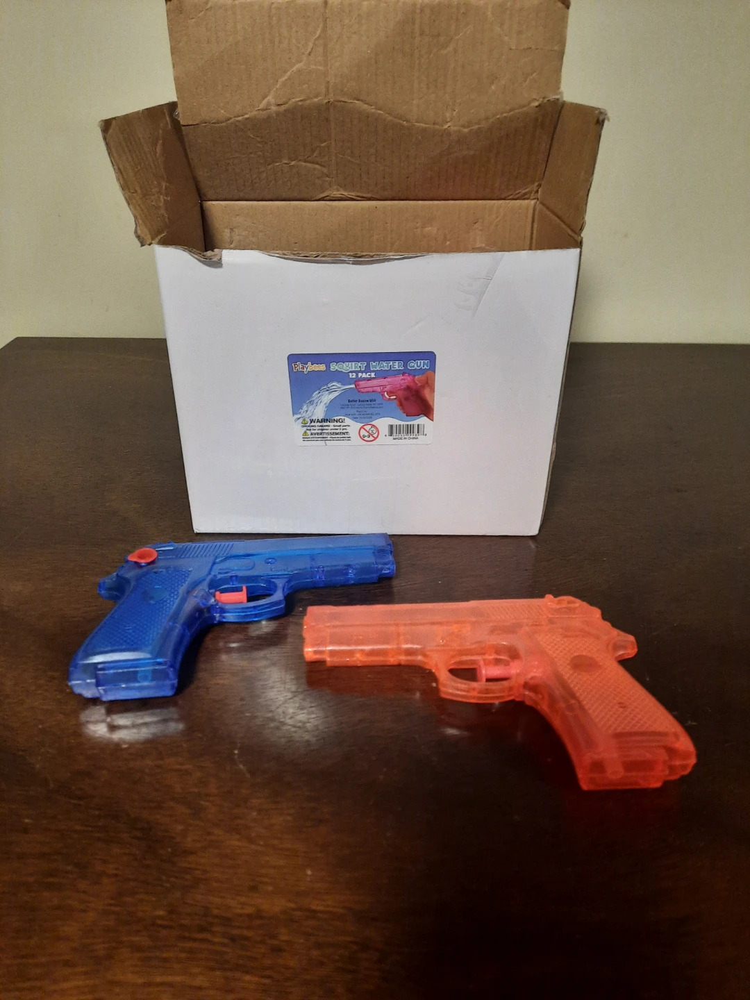 Playless Squirt Water Gun 12 Pack