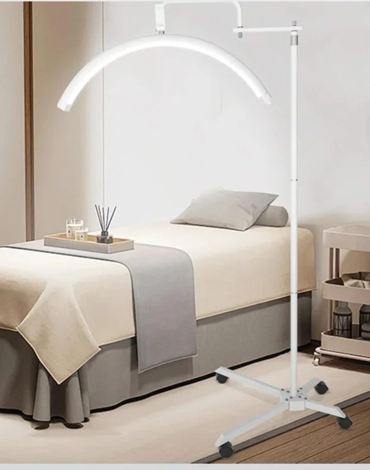 Lash/Spa Light Floor Lamp with Adjustable Height and Brightness