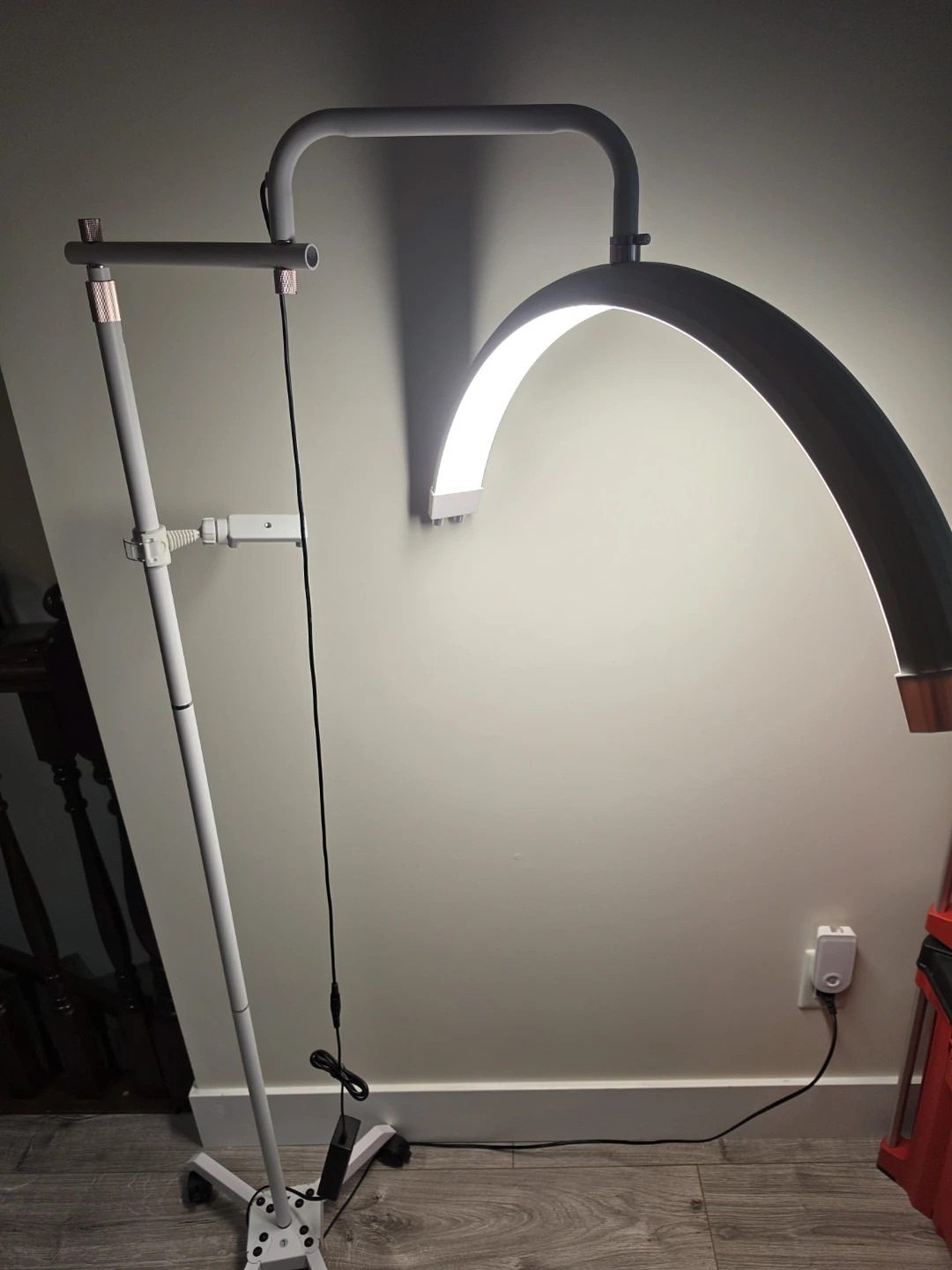 Lash/Spa Light Floor Lamp with Adjustable Height and Brightness - photo 3