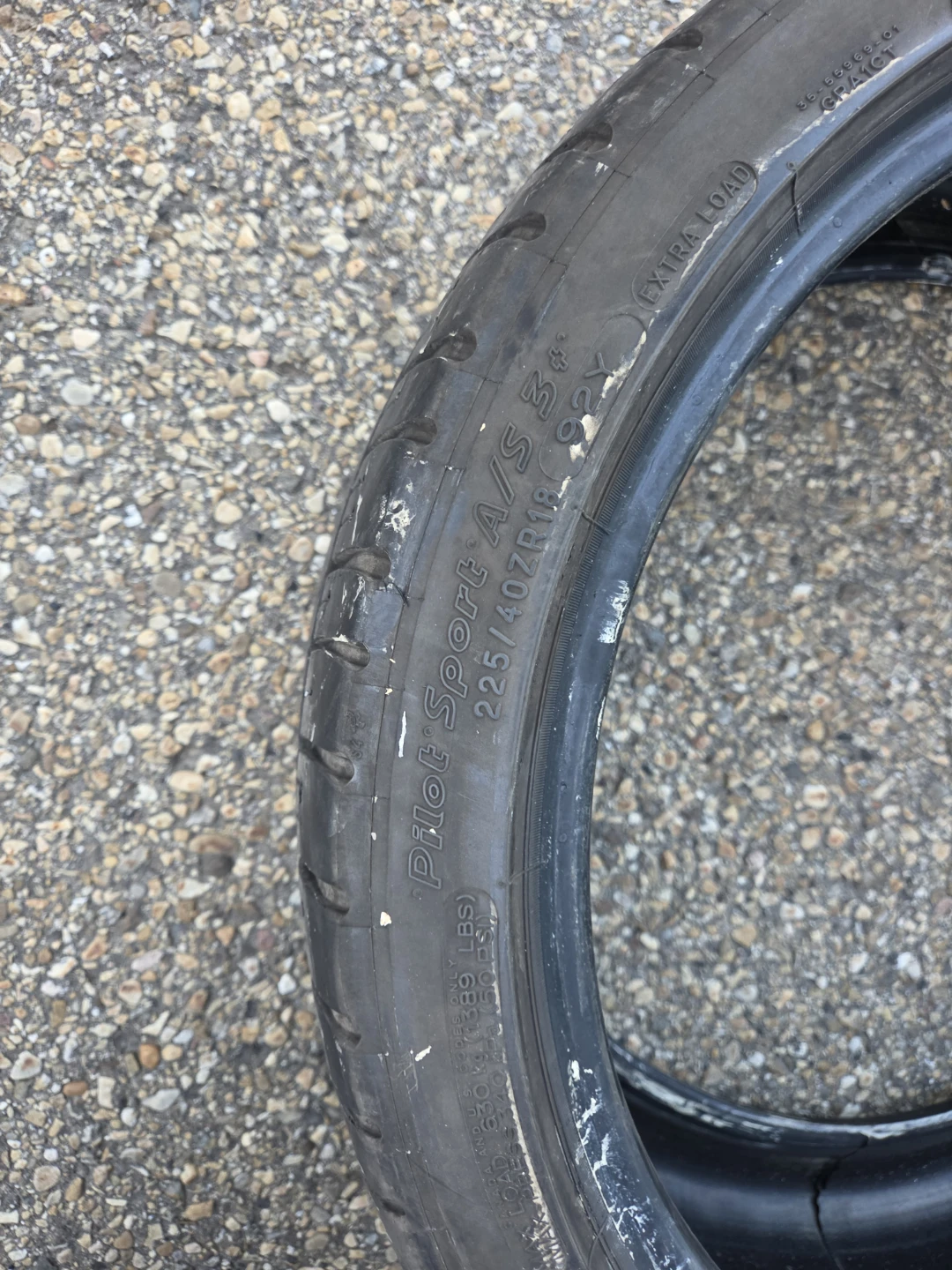 225/40R18 Michelin Pilot Sport A/S 3+ Tires (Set of 2) - photo 4