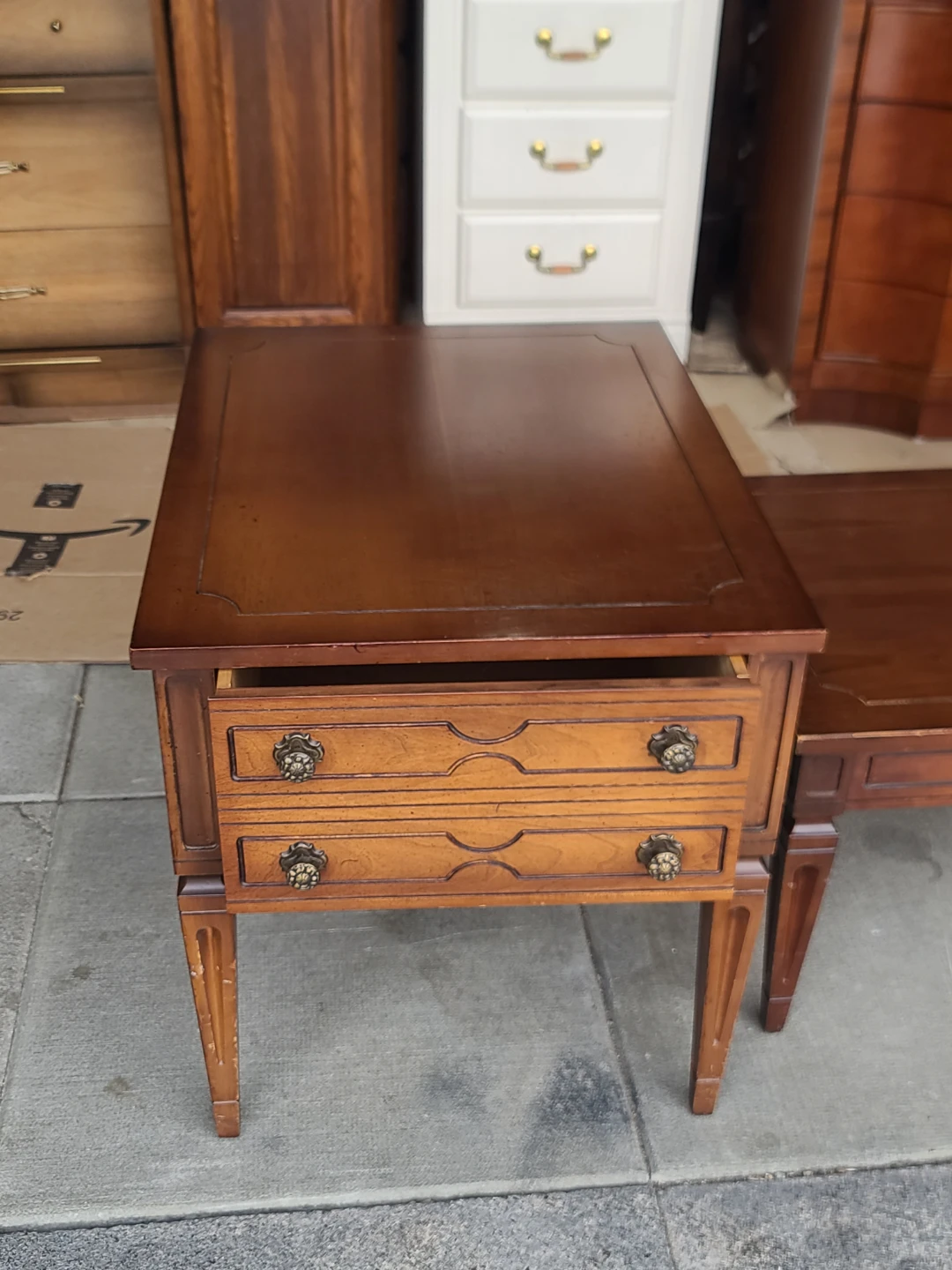 Vintage Coffee Table and End Table Set - photo 3