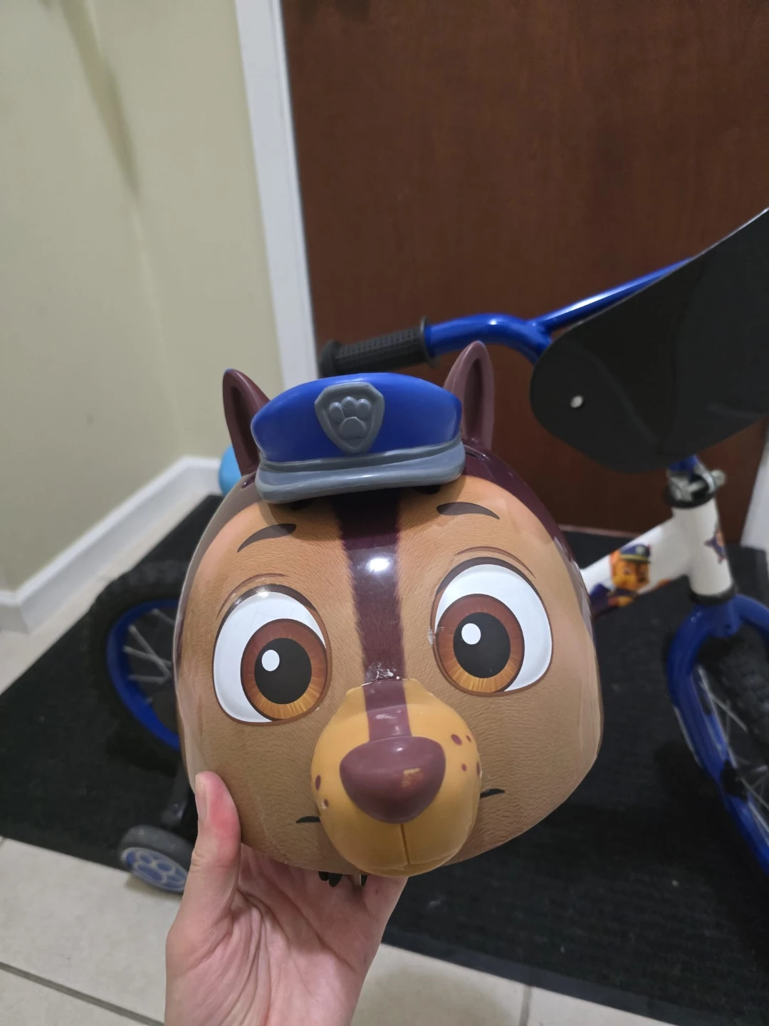 Kids' Paw Patrol Chase Bicycle with Helmet - photo 5