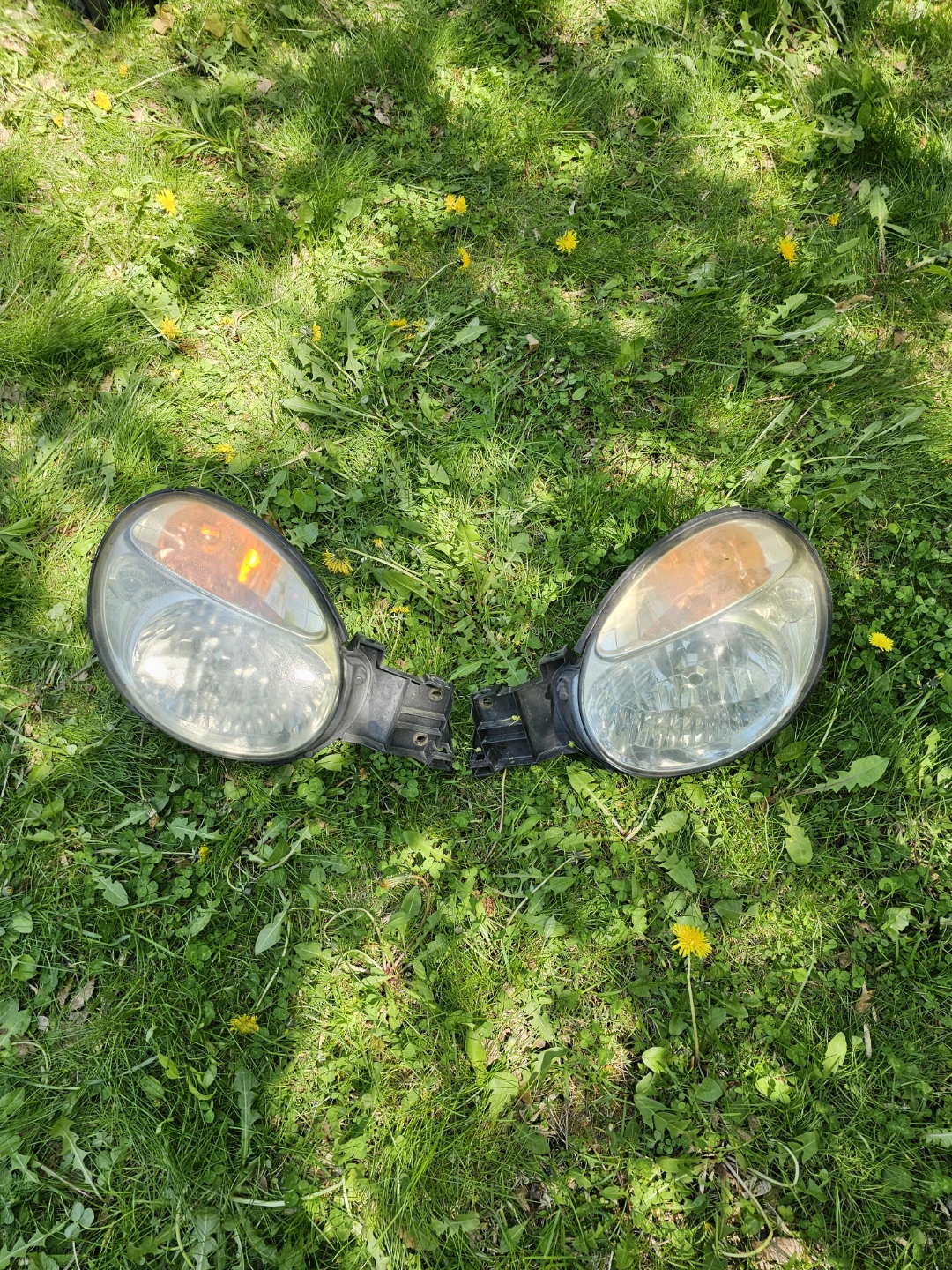 Pair of Car Headlights