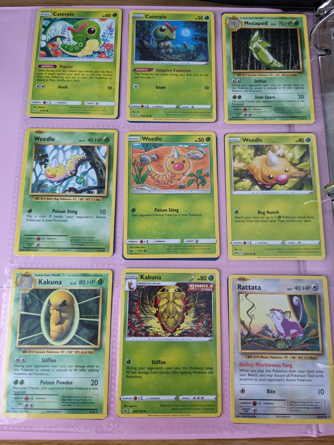 Pokemon dex 1-148 $.50 ea $.75 shiny