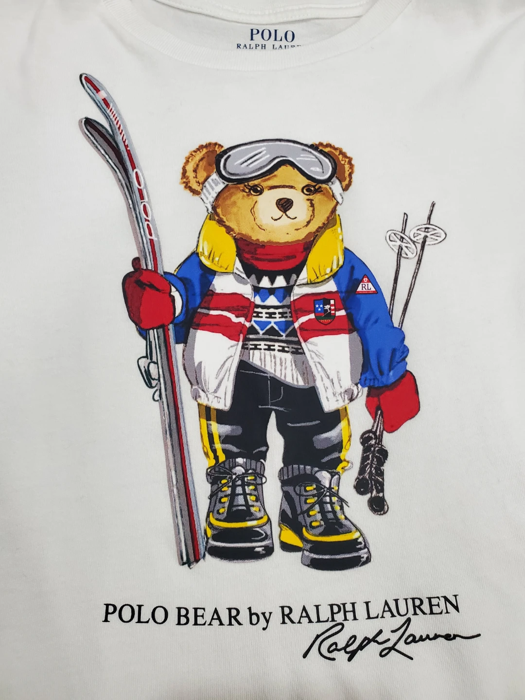 Polo Ralph Lauren Polo Bear Long Sleeve Shirt - Girls Size 12-14 - photo 2