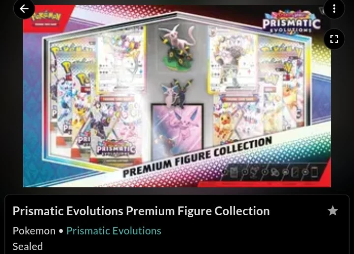 Pokemon Prismatic Evolutions Premium Figure Collection