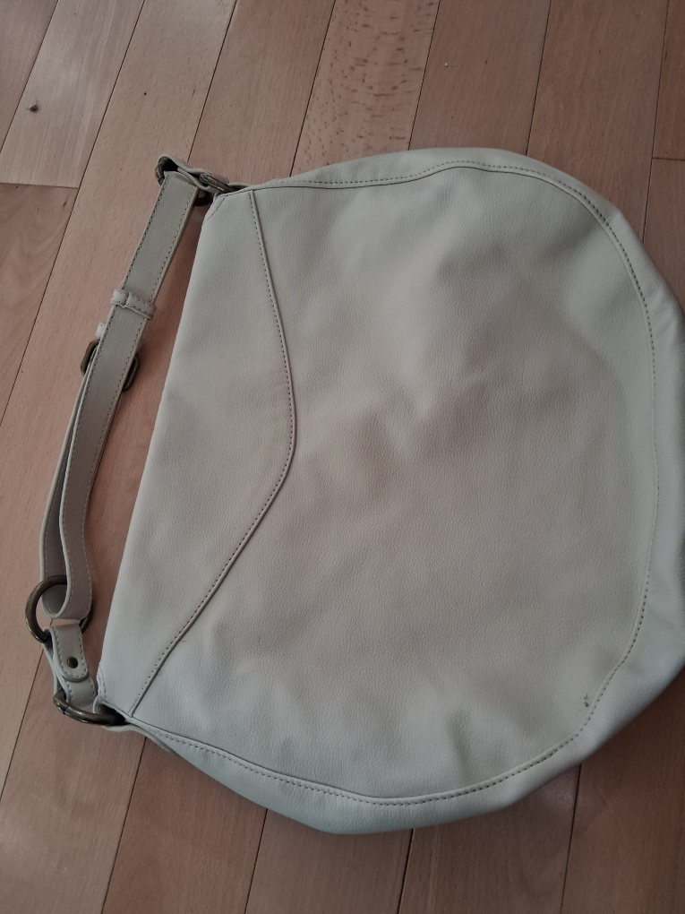 White Leather Hobo Bag - photo 2