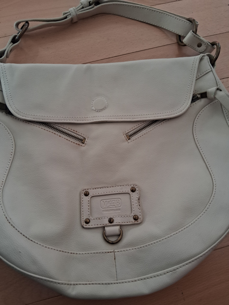 White Leather Hobo Bag - photo 3