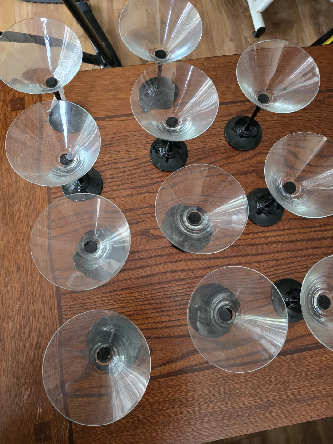 Set of 11 Martini Glasses