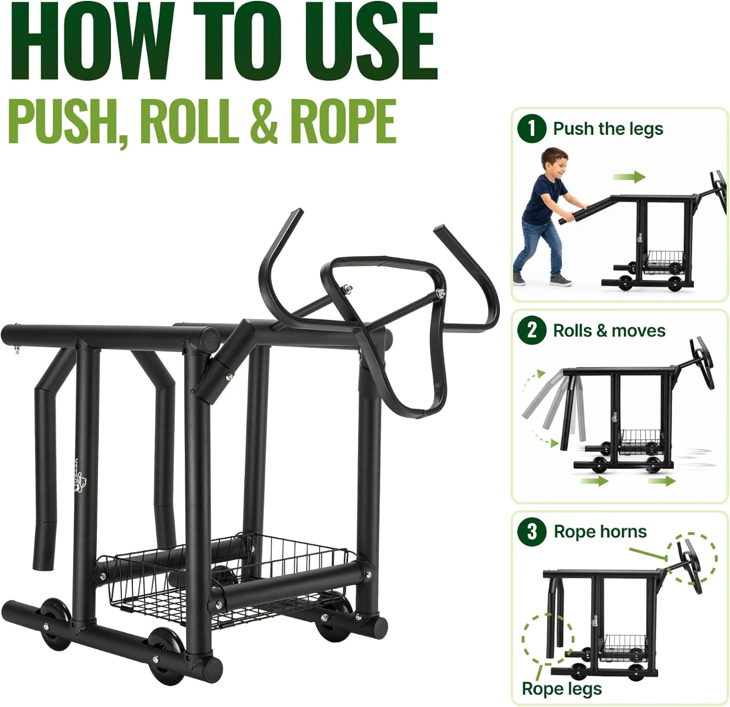 Rolling Roping Dummy for Kids & Adults - photo 3