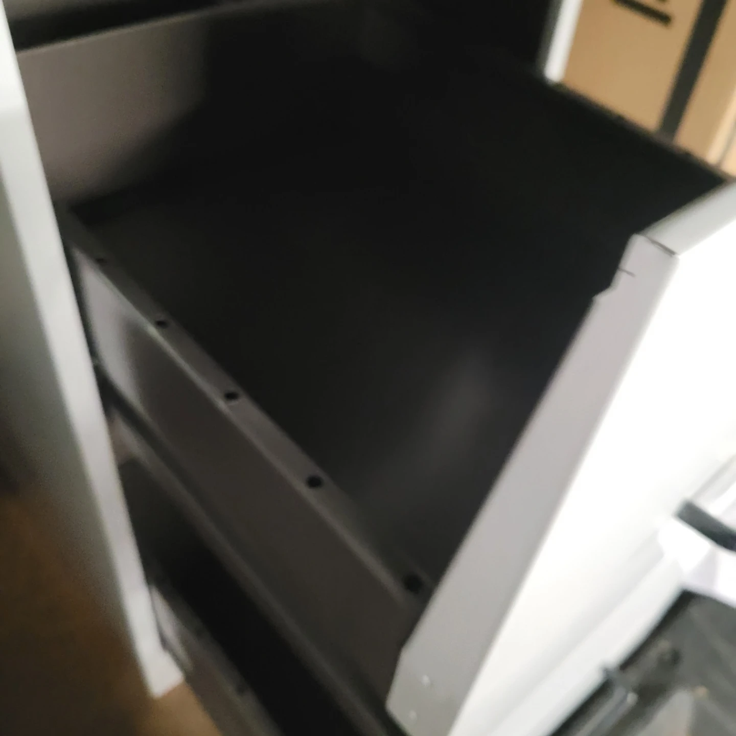 TWO DRAWER METAL FILING CABINET WITH LOCK AND TWO KEYS - photo 3