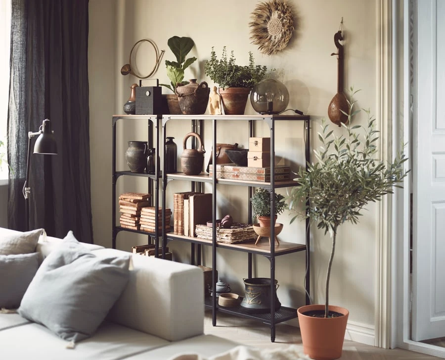 FJALLBO Shelf Unit - Black - photo 3