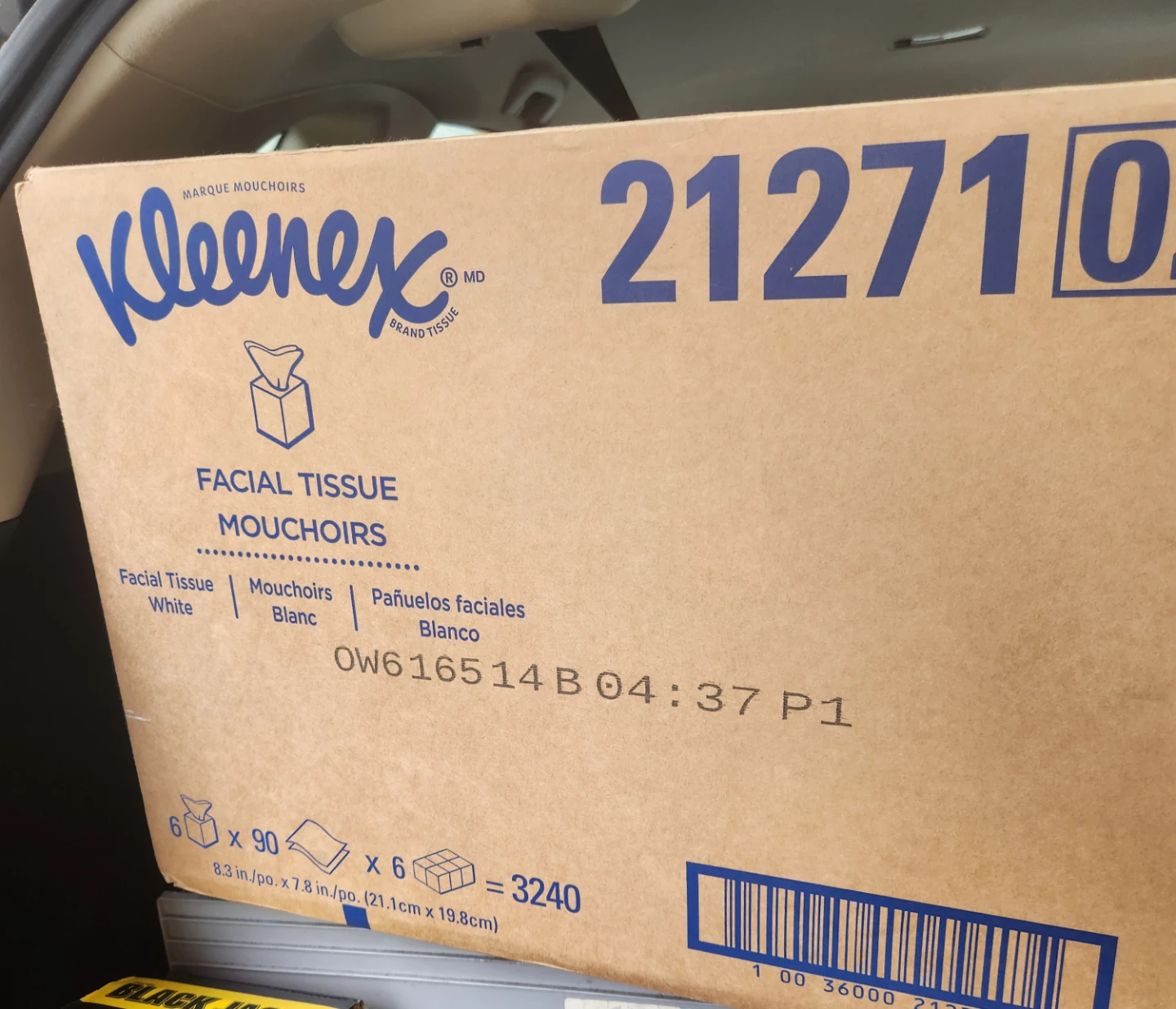 Kleenex Facial Tissue Box 21271