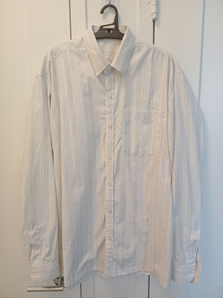 Men's Striped Button-Up Shirt