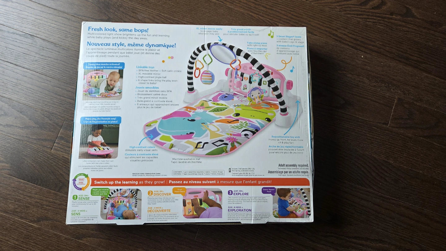 Fisher-Price Glow & Grow Kick & Play Piano Gym - photo 2
