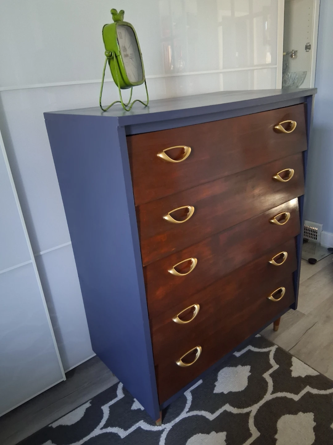 MCM refinished large tallbot dresser