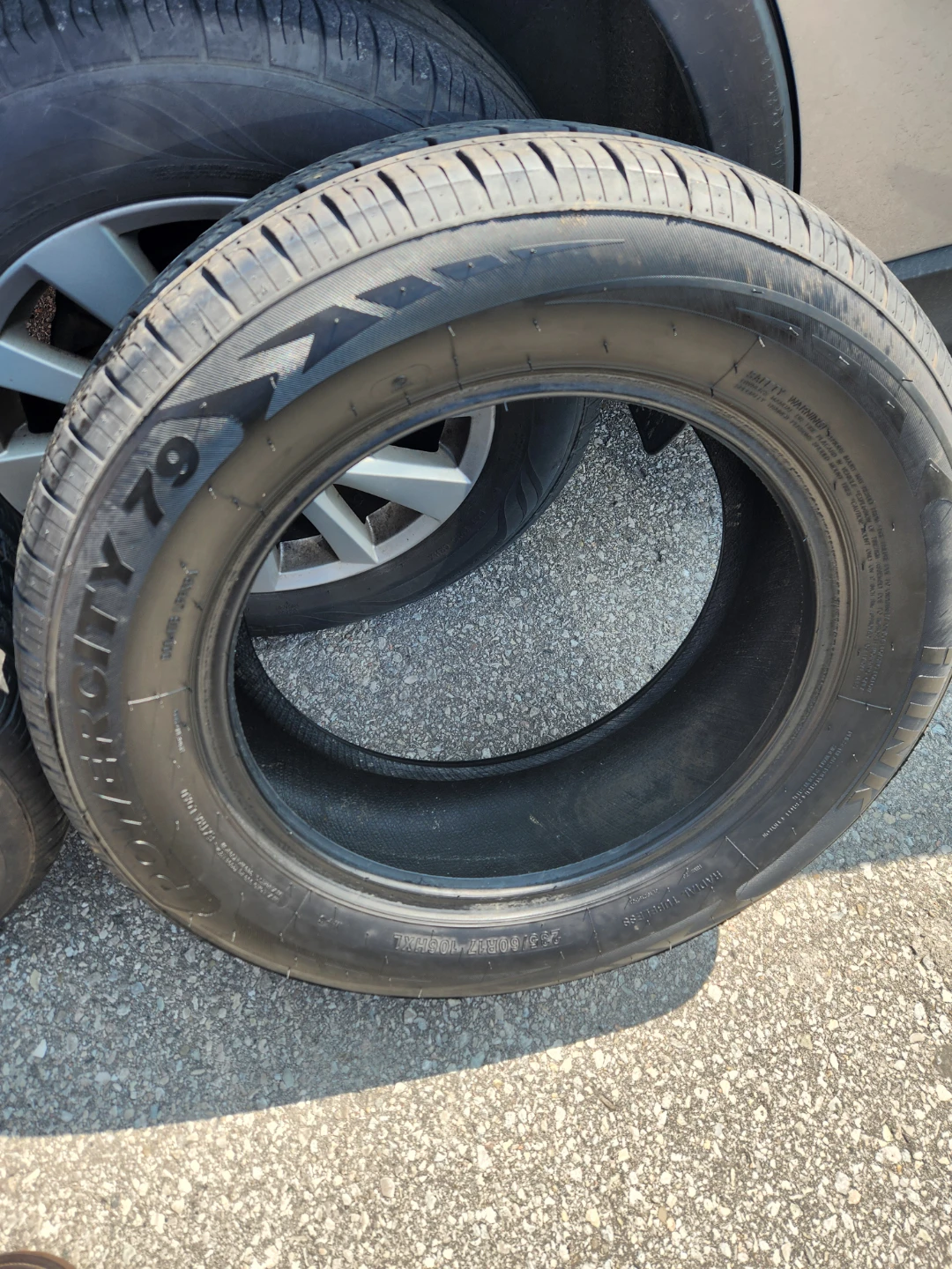 Two  17inch tires for sale-235/60/17 - photo 2