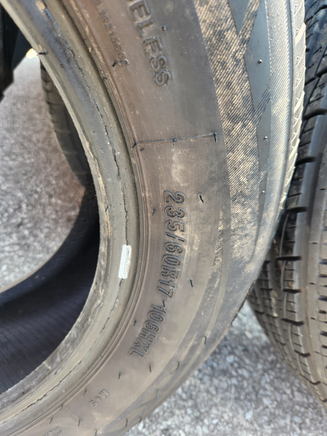 Two  17inch tires for sale-235/60/17 - photo 3