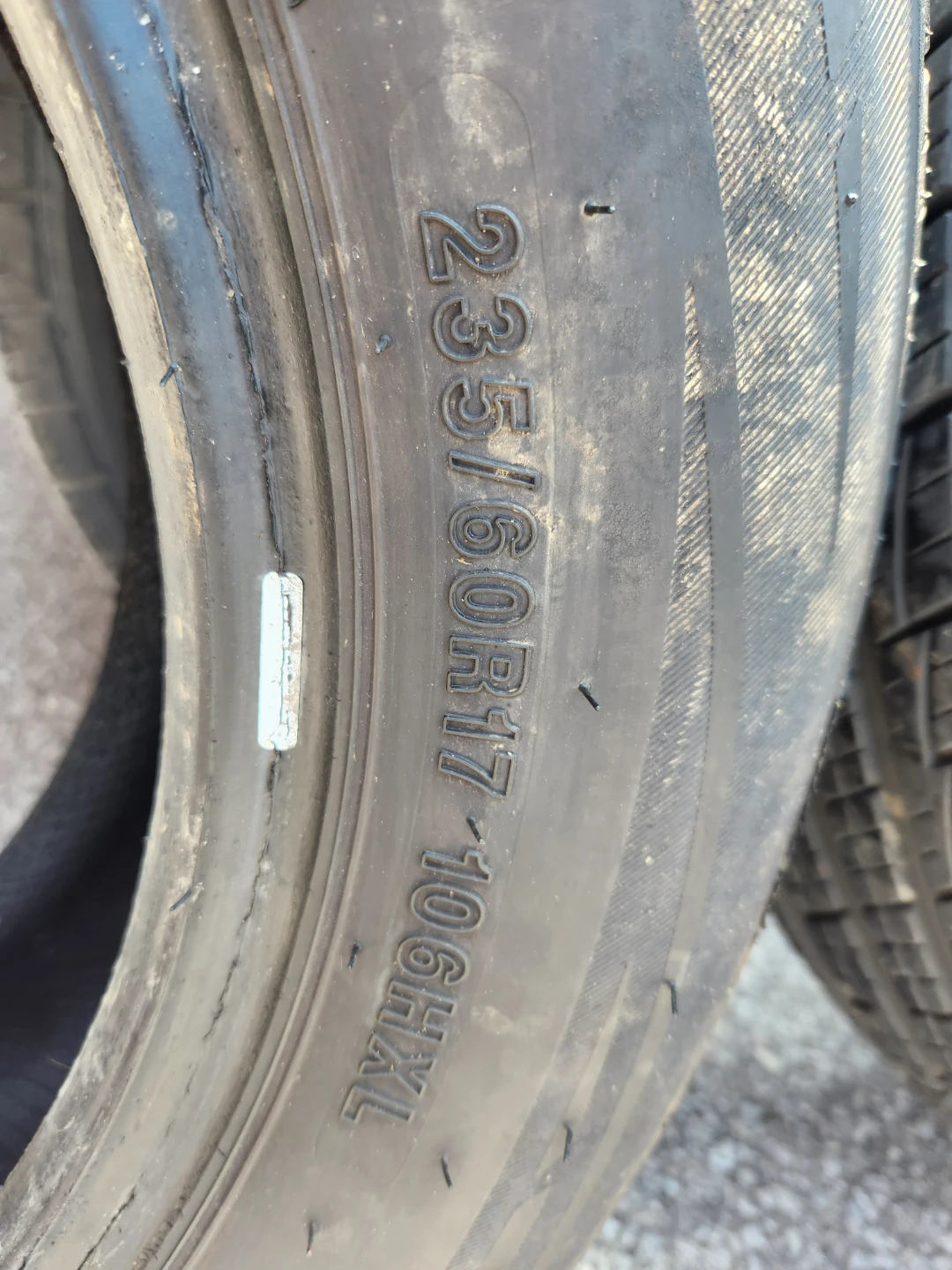 Two  17inch tires for sale-235/60/17 - photo 4