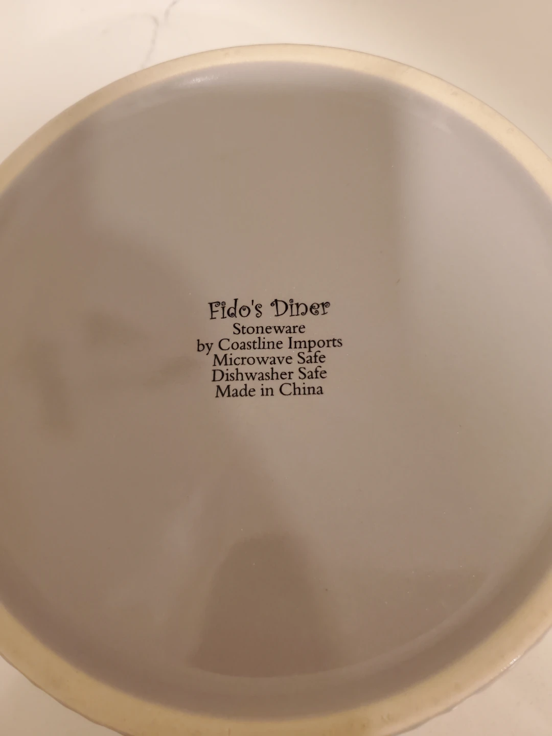 Fido's Diner Stoneware Dog Bowl - photo 3
