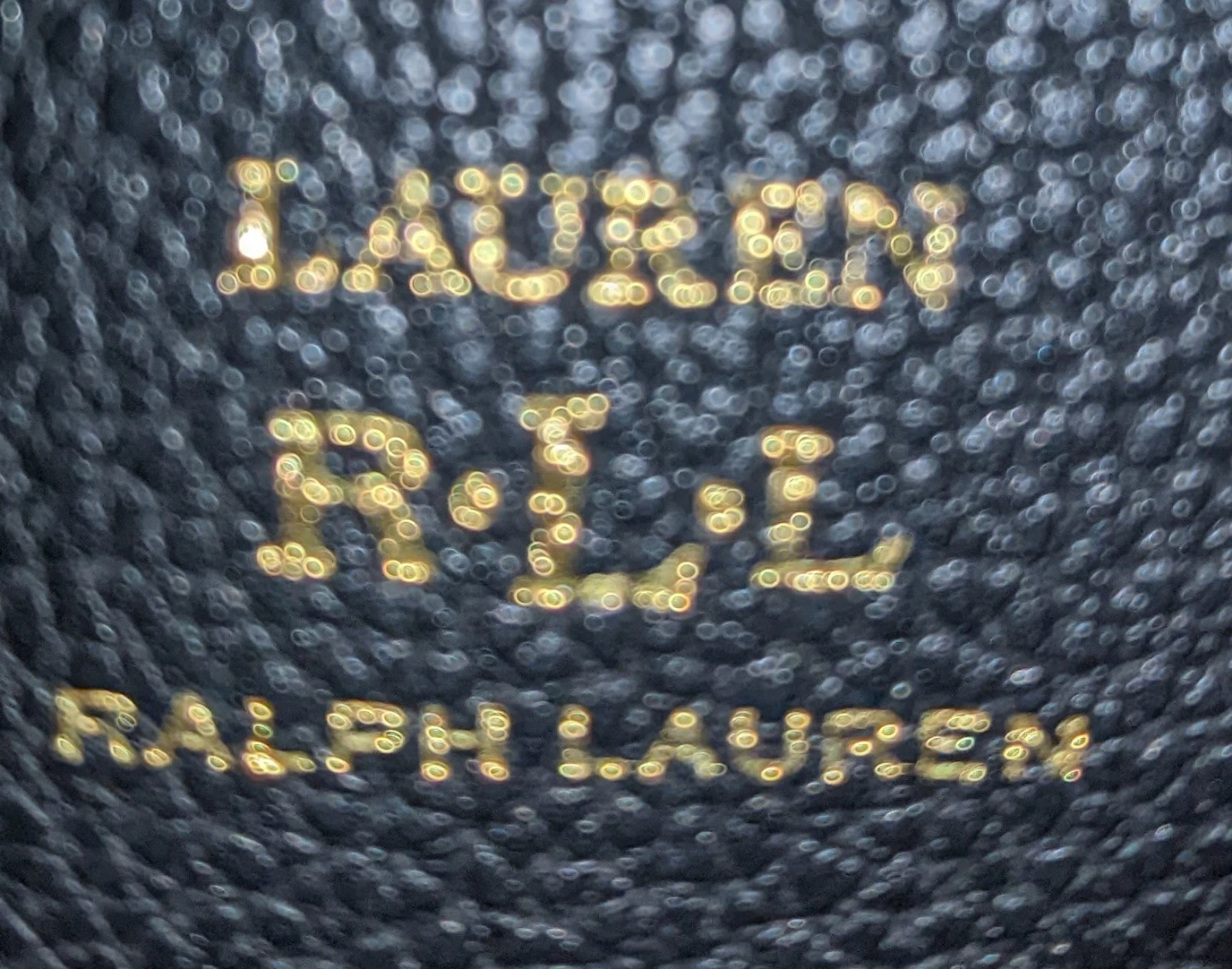 Lauren Ralph Lauren Black Tote Bag with Gold Studs - photo 2