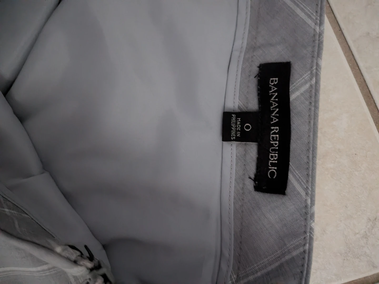 Banana Republic Plaid Pencil Skirt - Size 0 - photo 3