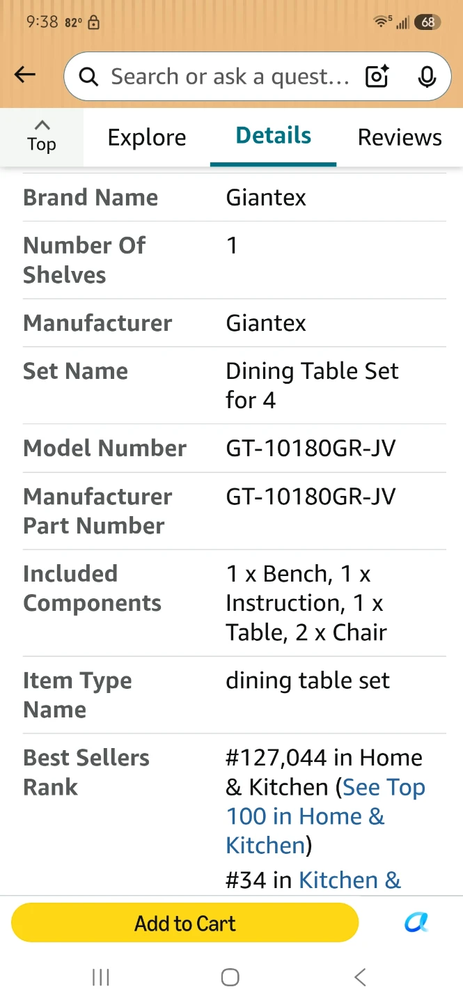 Dining room Table - photo 2