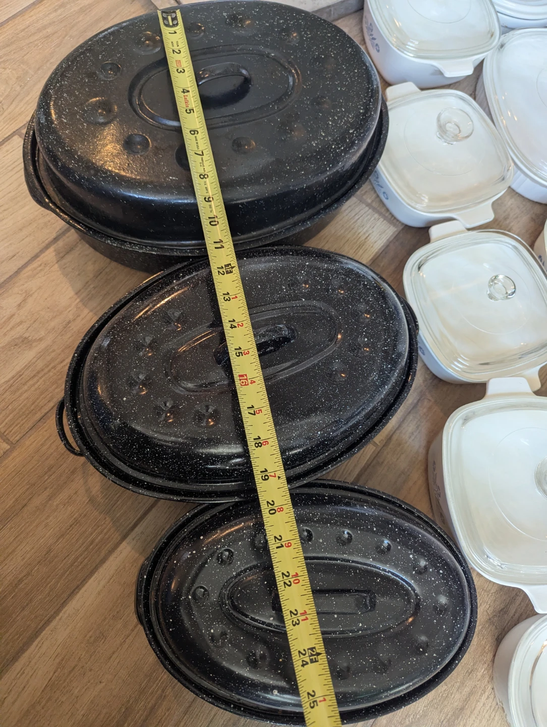 Set of 3 Roasting Pans - photo 2