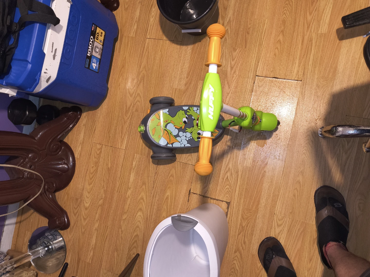 Huffy Green Dragon Scooter - photo 2