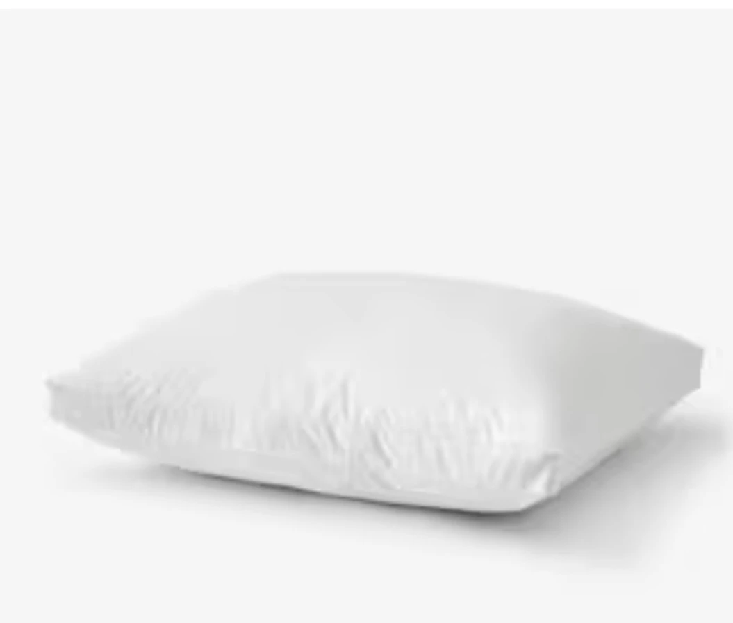 New White Pillow with Zipper Closure