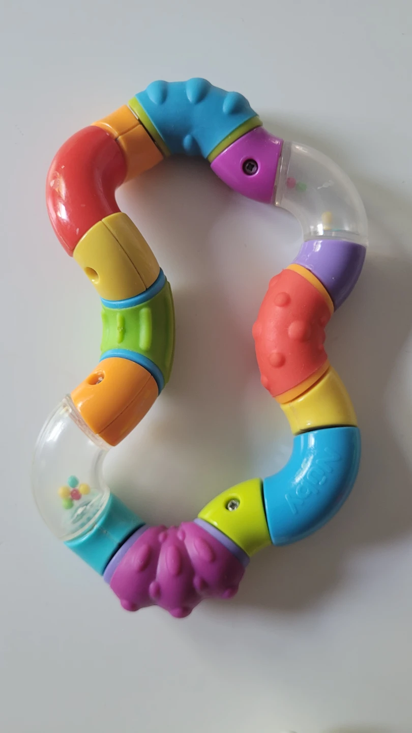 Nuby Toy Rattle & Sensory Teether Toy