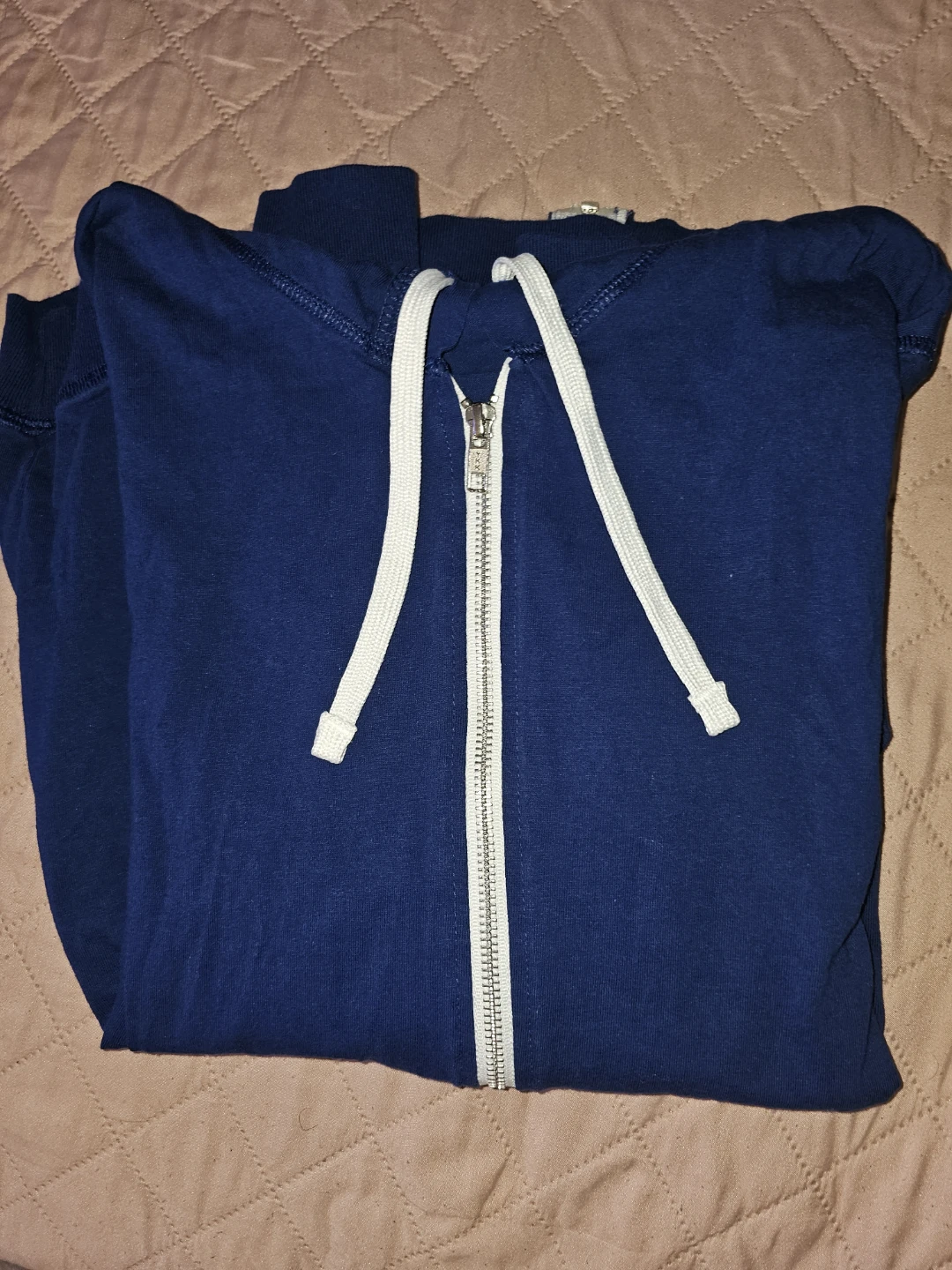Blue Zip-Up Hoodie