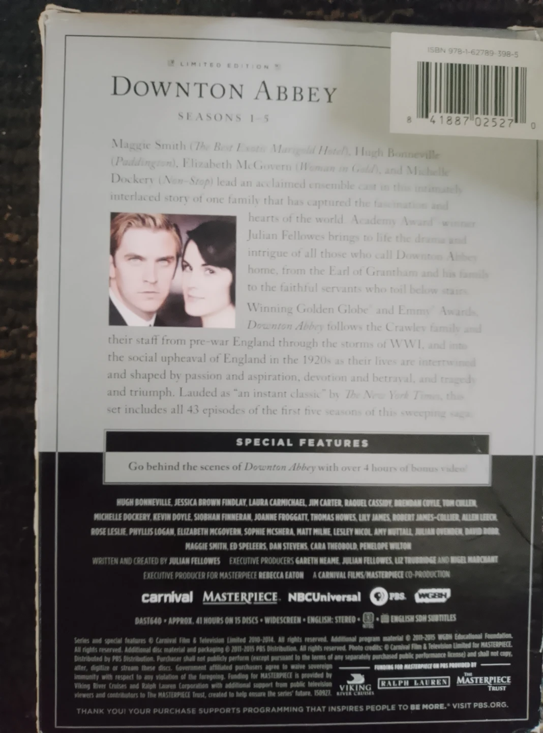Downton Abbey Seasons 1-5 Limited Edition DVD Box Set - photo 2