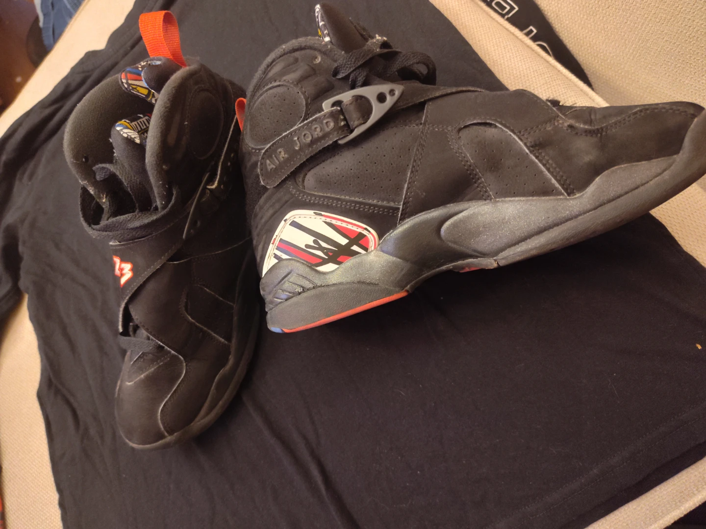 Air Jordan 8 Retro "Playoffs" Black Red
