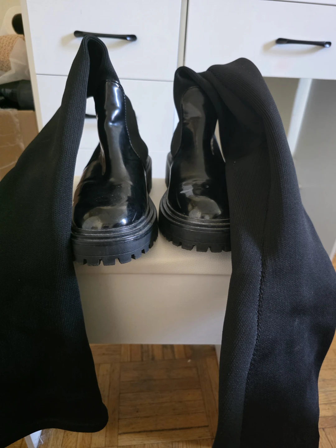 Black Knee-High Boots - photo 2