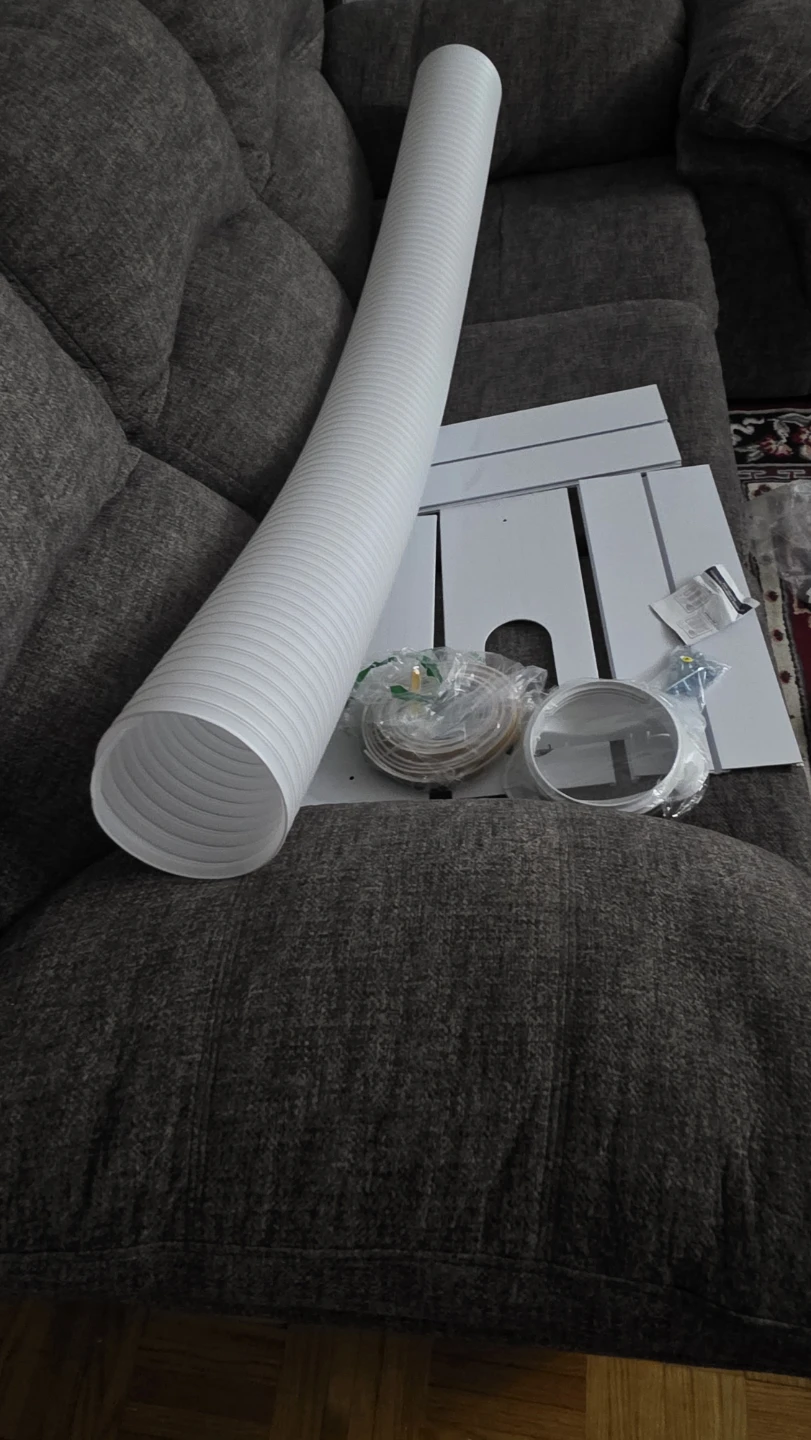 White Air Conditioner Window Vent Kit - photo 4