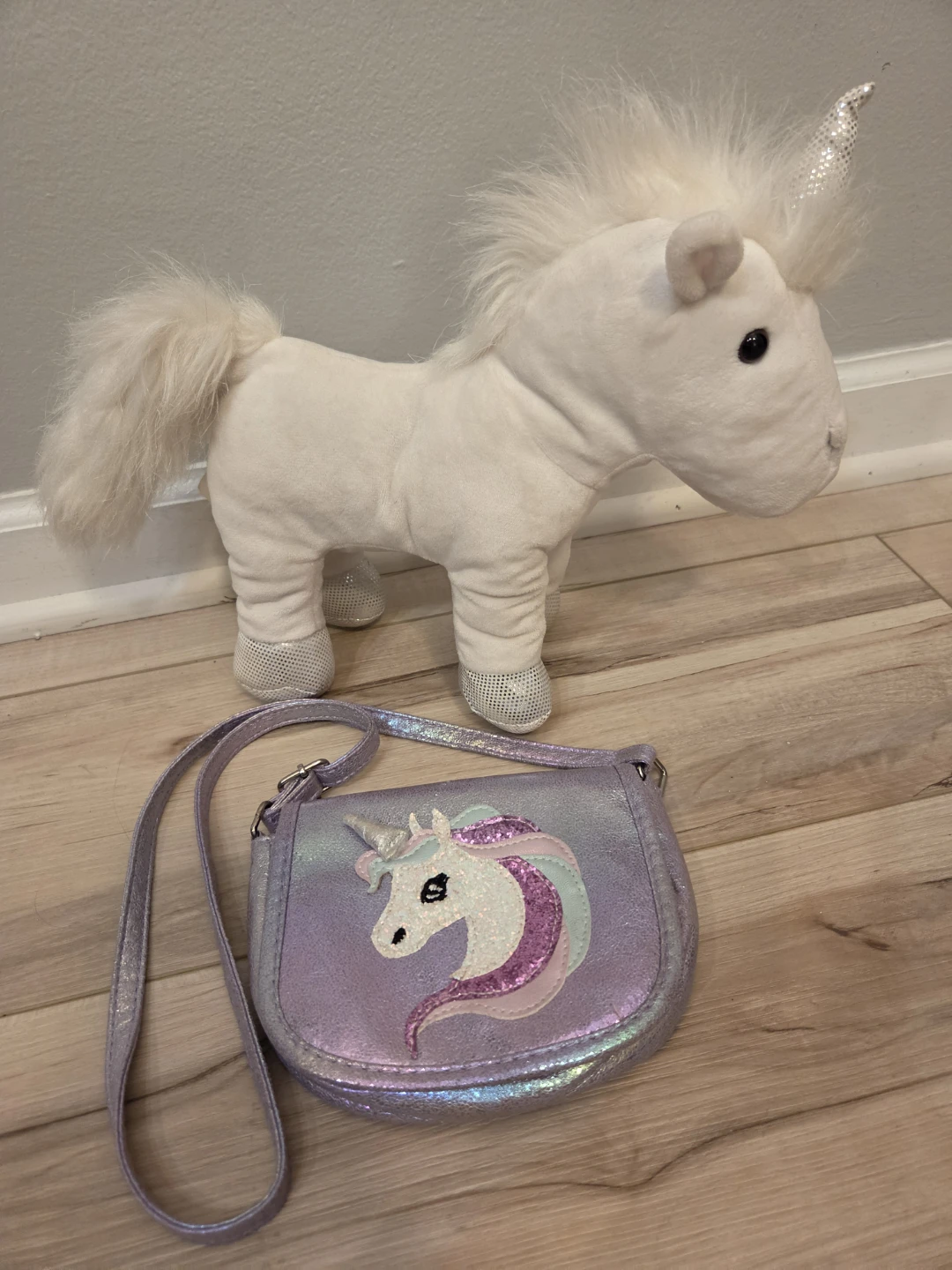 Kids Unicorn Plush & Crossbody Purse 🦄