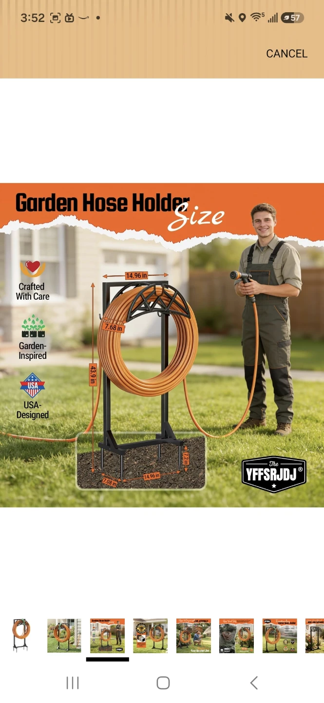 Garden Hose Holder Stand - photo 3