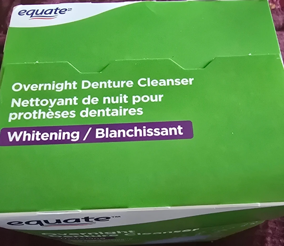 Equate Overnight Denture Cleanser Whitening 96 Tablets - photo 2
