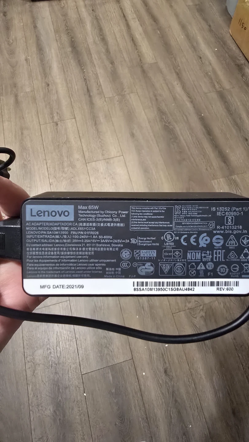 Lenovo 65W AC Adapter USB-C