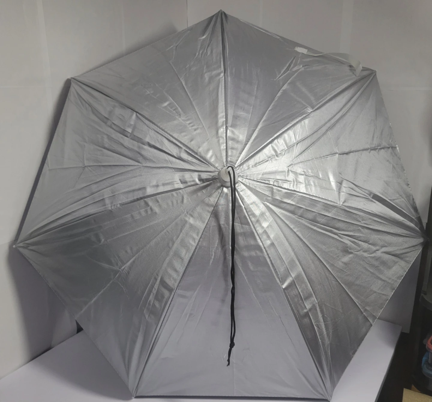 NEW Silver Umbrella Hat