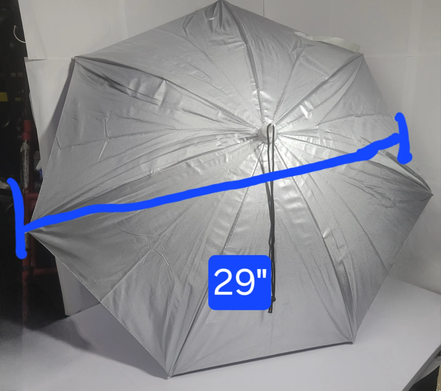 NEW Silver Umbrella Hat - photo 2