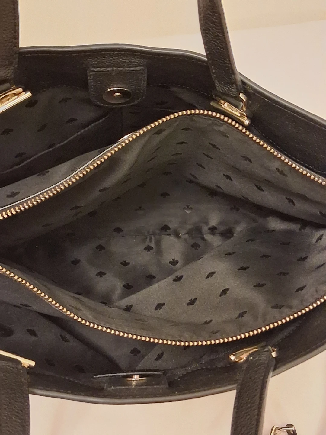 Kate Spade New York Black Pebbled Leather Tote Bag - photo 5