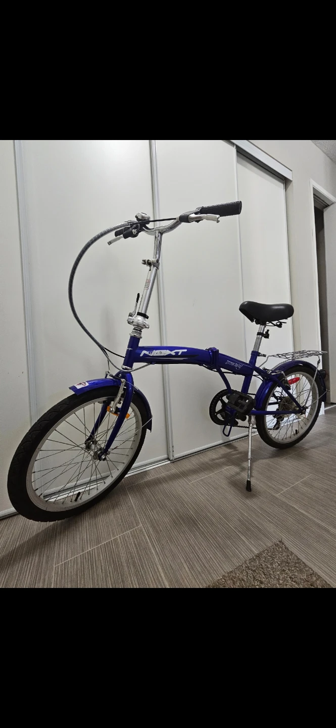 Blue NEXT Folding Bike