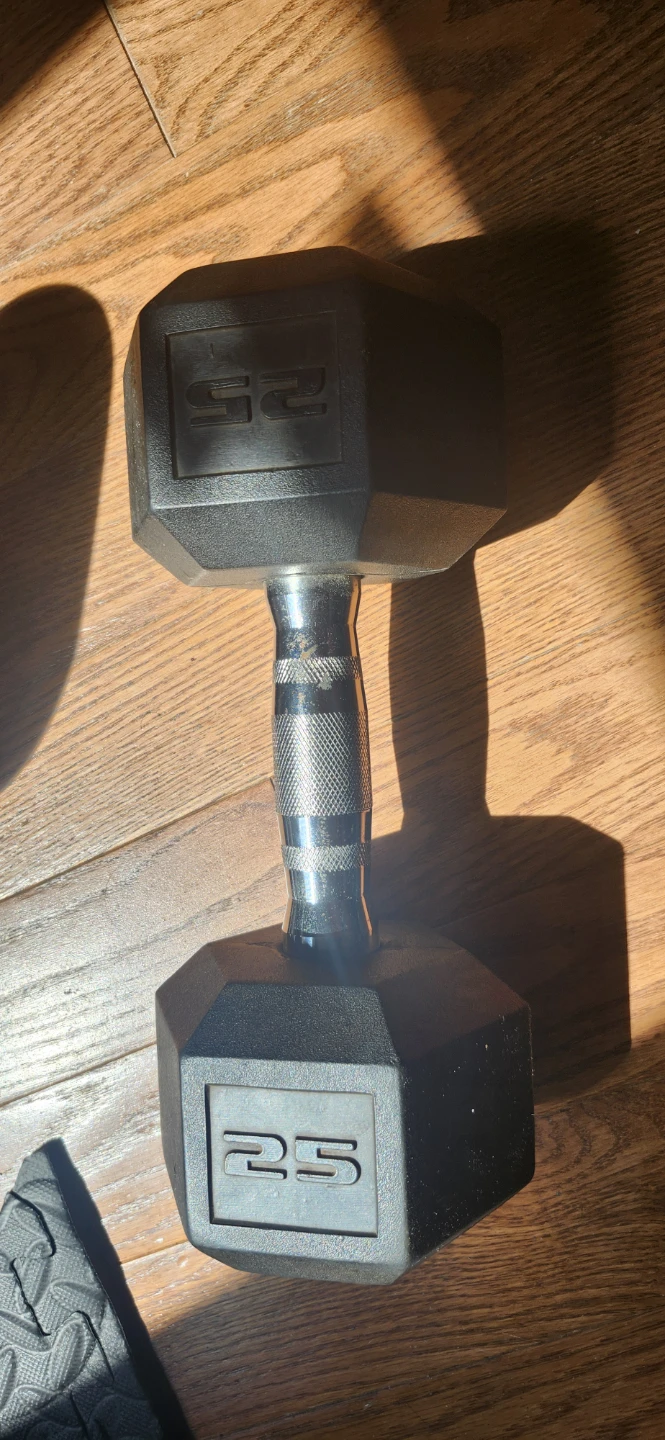 25LB Hex Dumbbells - 2 Pack - photo 2