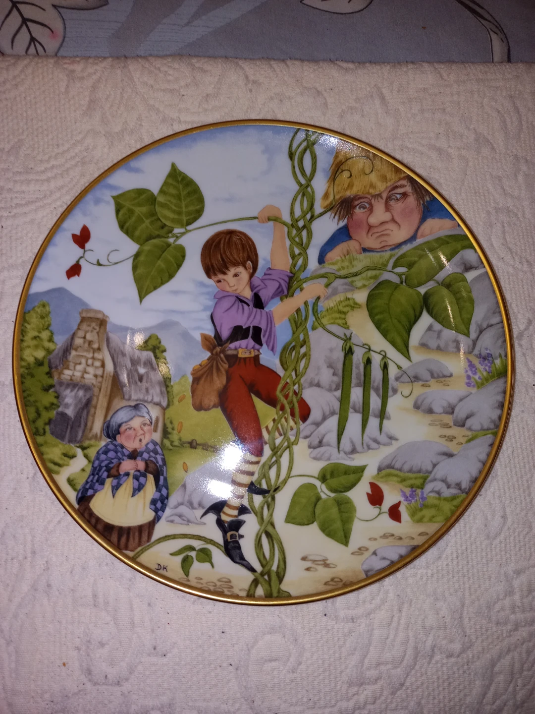 Jack & The Beanstalk Plate - Made in West Germany