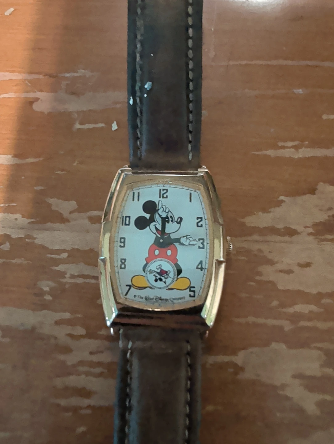 Mickey Mouse Watch Since 1928 Leather Band