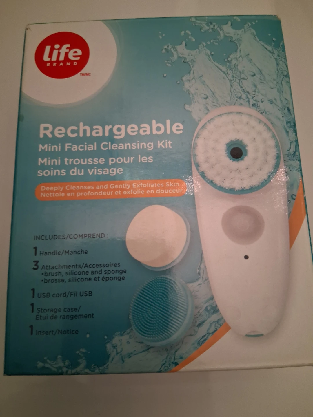 Life Brand Rechargeable Mini Facial Cleansing Kit